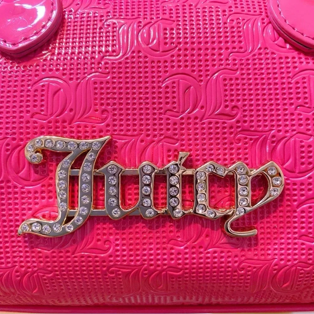 Juice Couture Pink Semi Charmed Mini Satchel Crossbody Bag & Coin Purse Set NWT